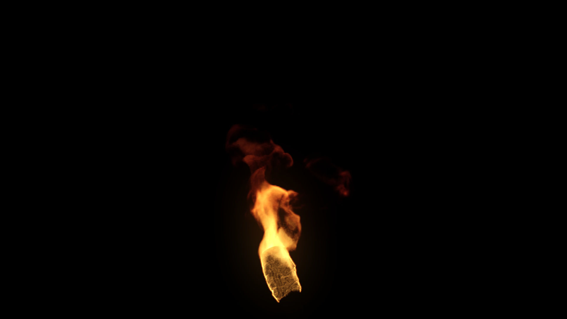 Fire Torch VDB 10s looping sequence  3D model_12