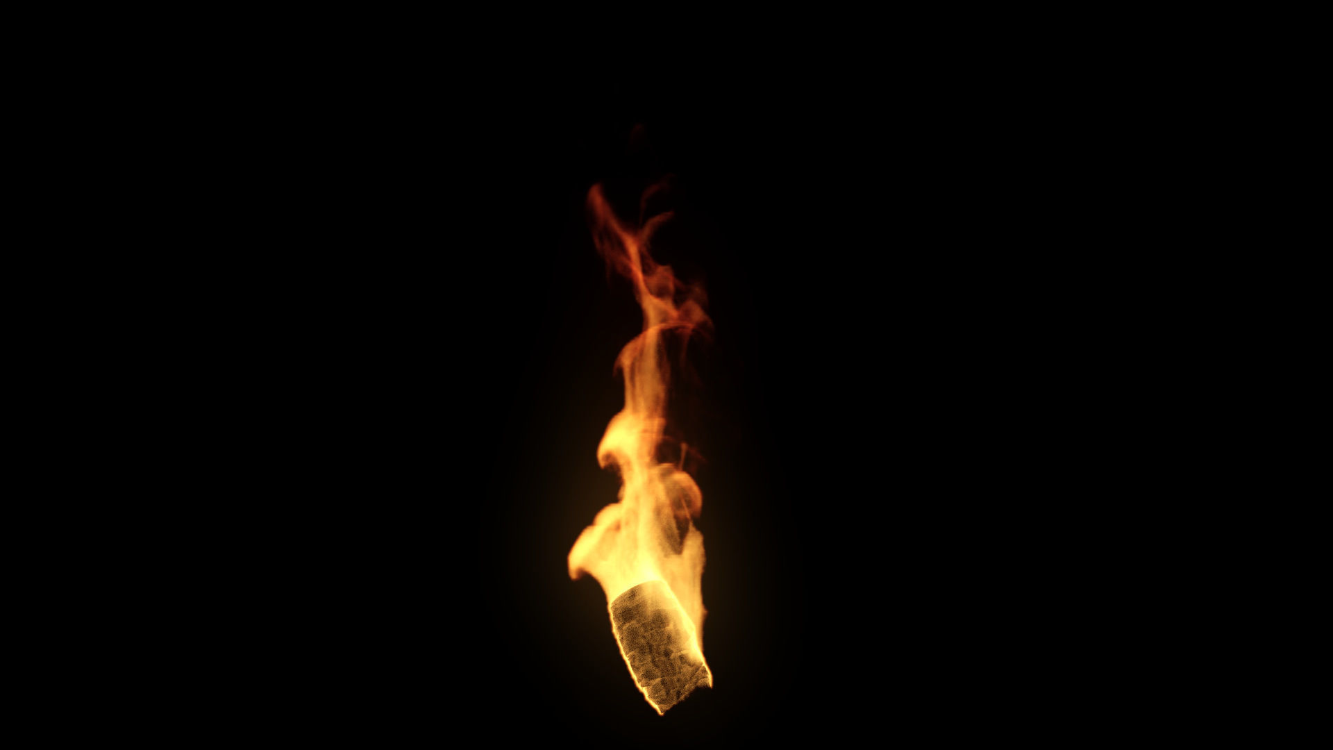 Fire Torch VDB 10s looping sequence  3D model_13
