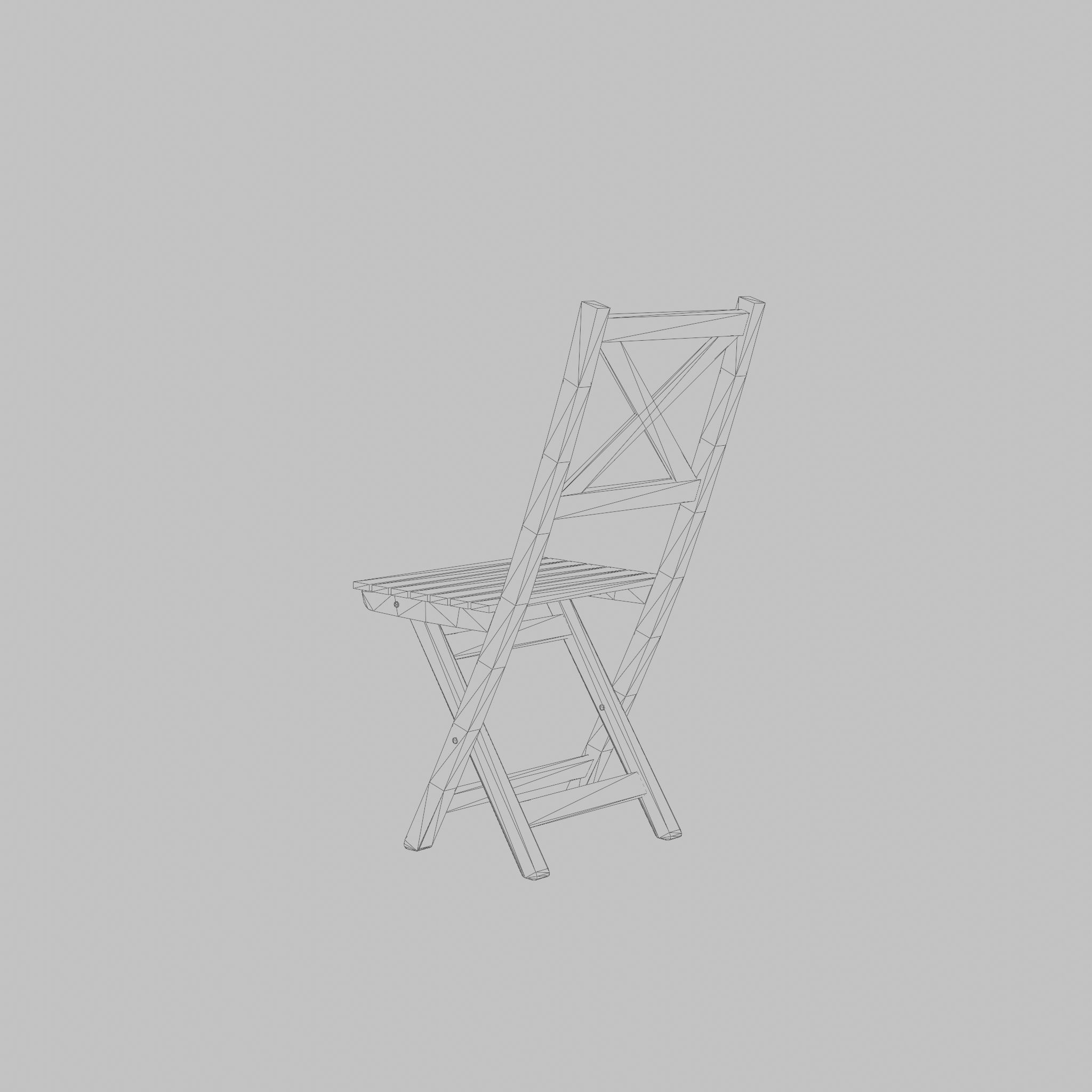 Malva Cafe Chair 3D Model Low-poly 3D model_8