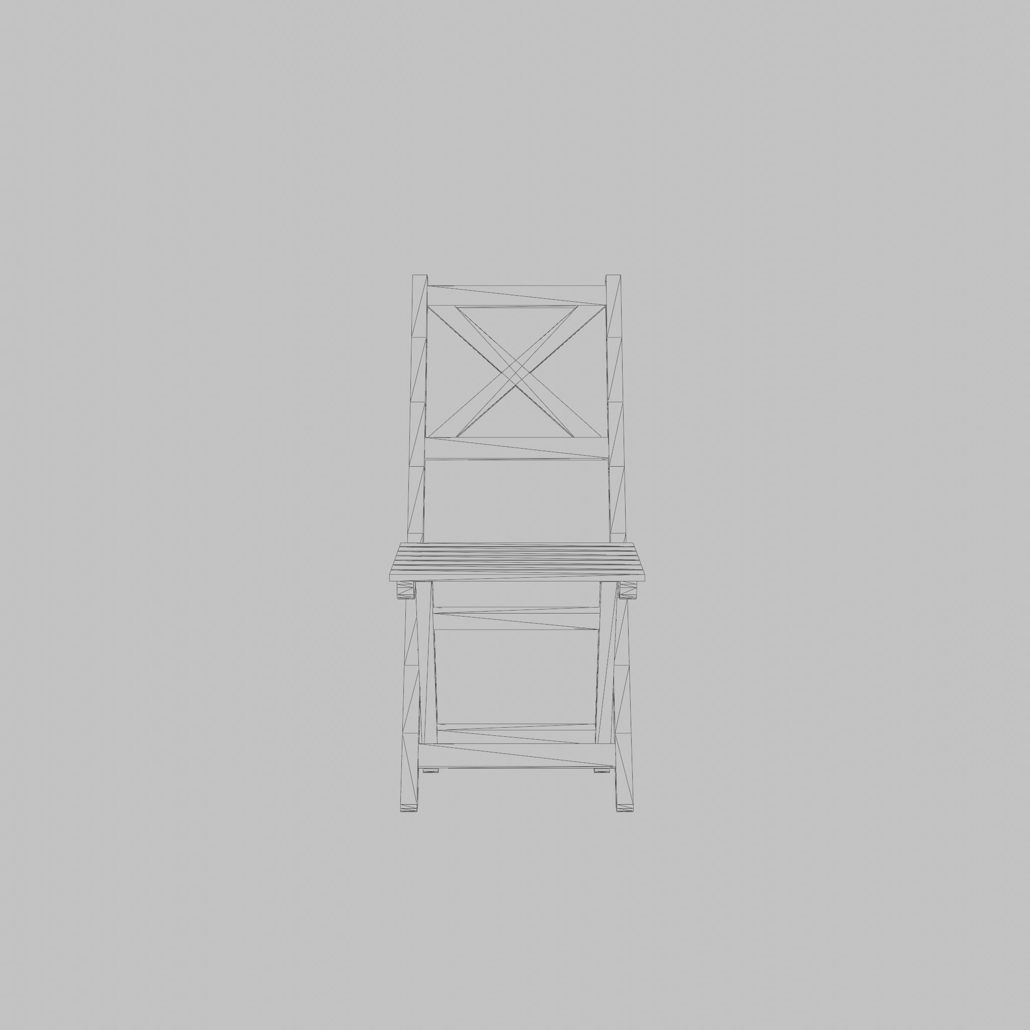 Malva Cafe Chair 3D Model Low-poly 3D model_10