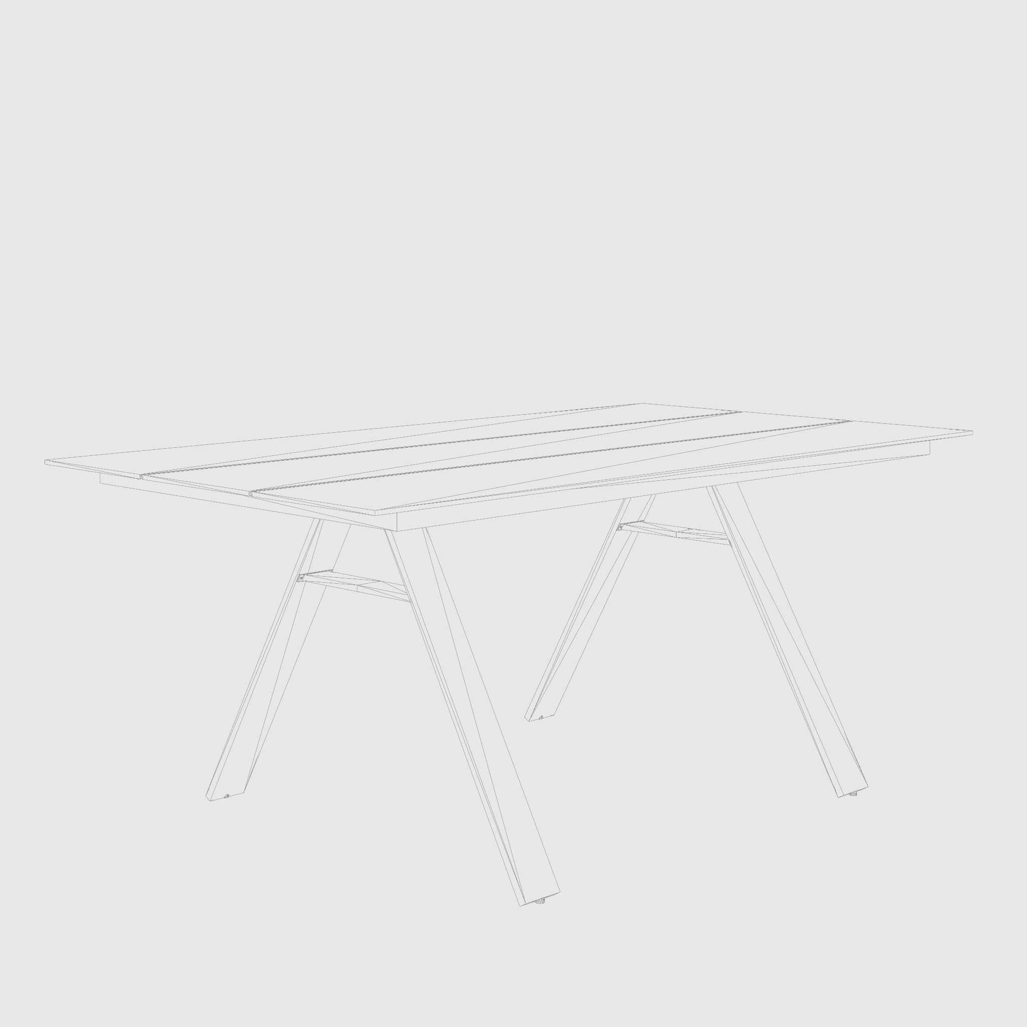 Davo Table 3D Model Low-poly 3D model_5