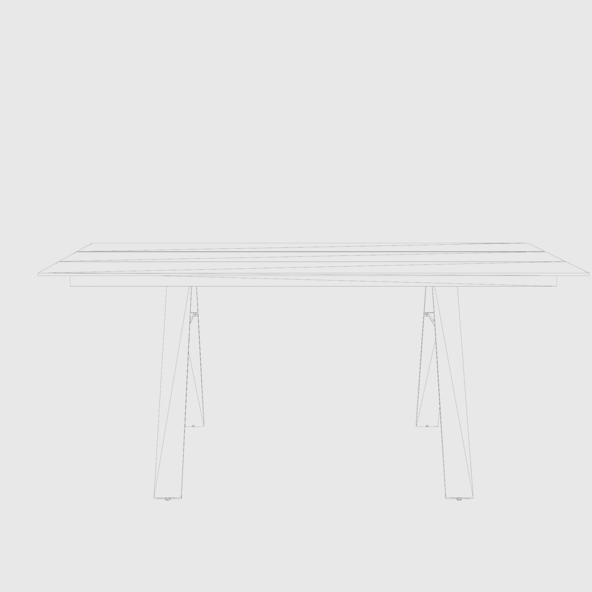 Davo Table 3D Model Low-poly 3D model_4