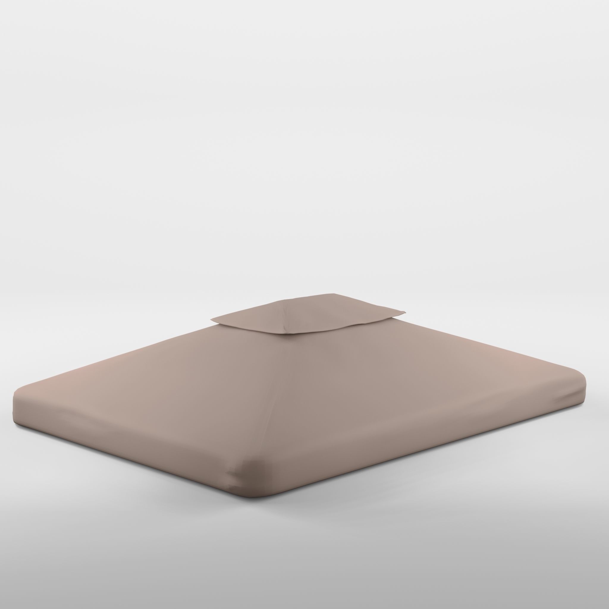 Flora Roof Brown Polyester 3D Model Low-poly 3D model_2