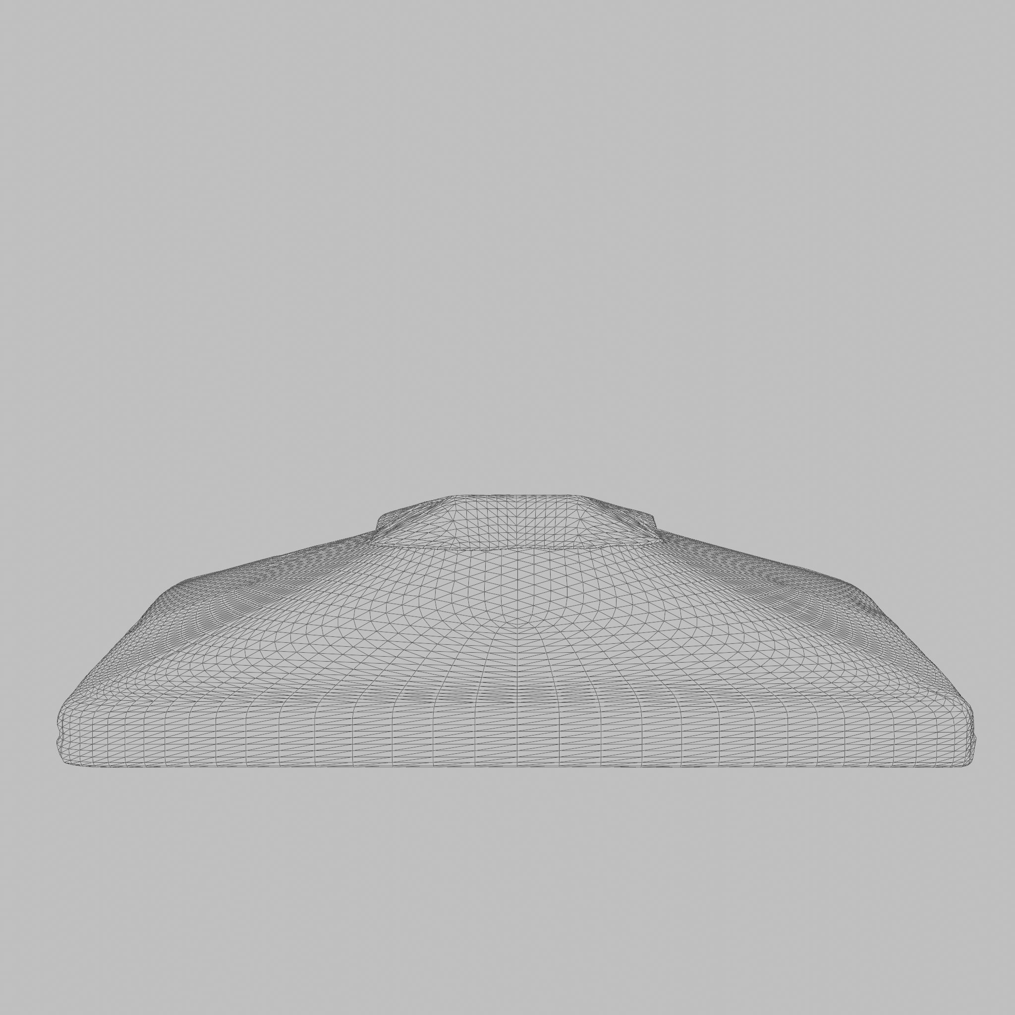 Flora Roof Brown Polyester 3D Model Low-poly 3D model_4