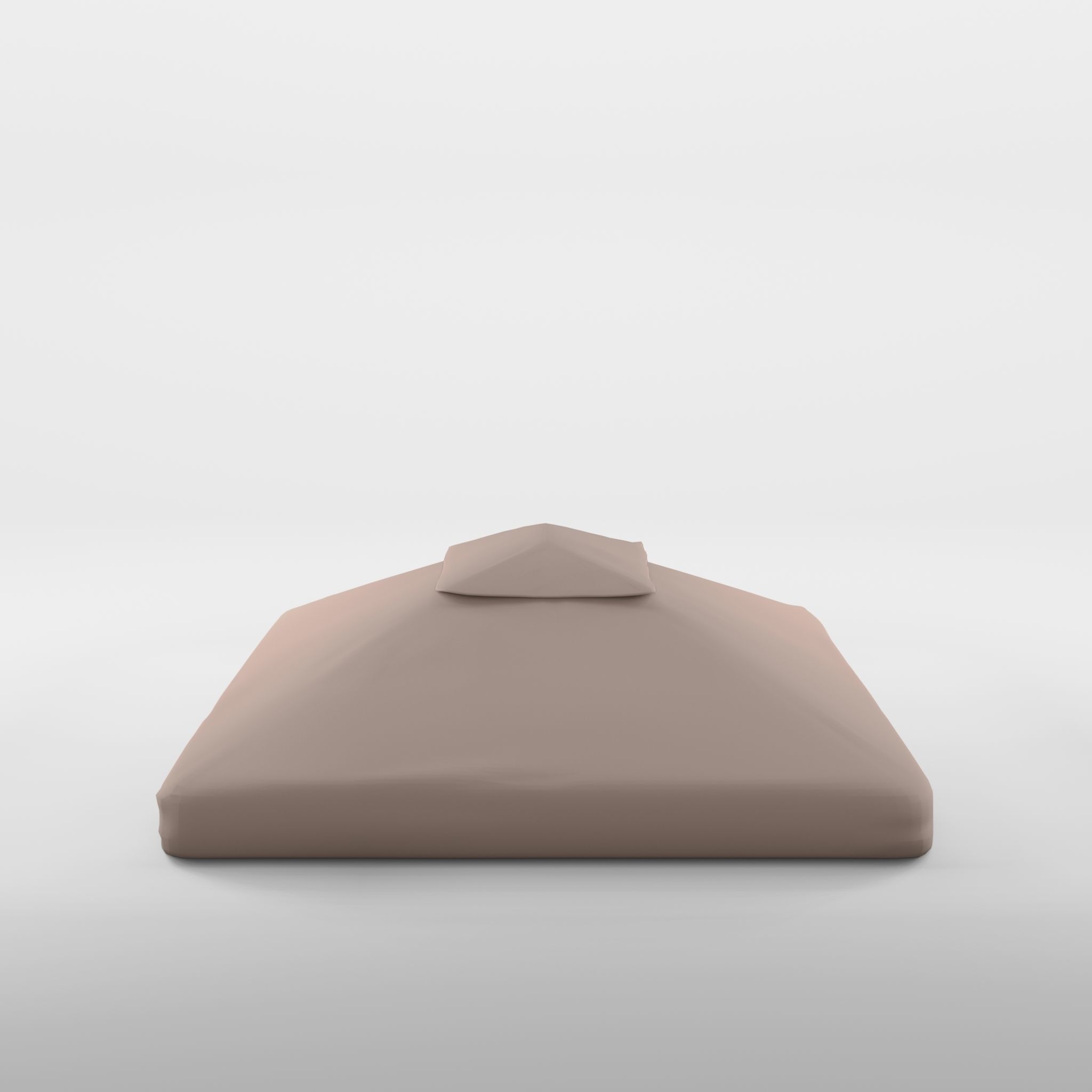 Flora Roof Brown Polyester 3D Model Low-poly 3D model_1