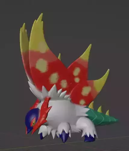 Slither Wing 3D print model