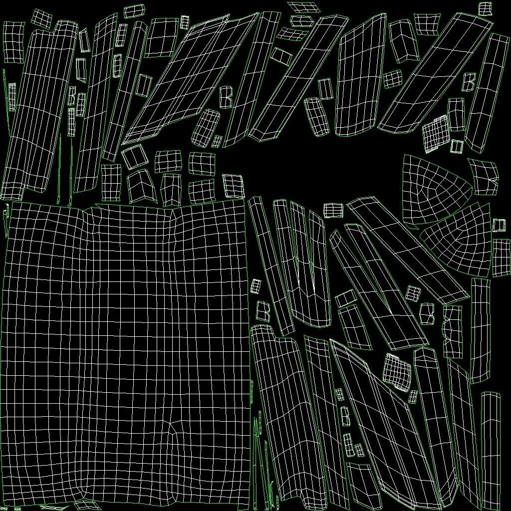 Fireplace v2 Low-poly 3D model_22