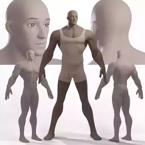 Stylized Boy2 Basemesh