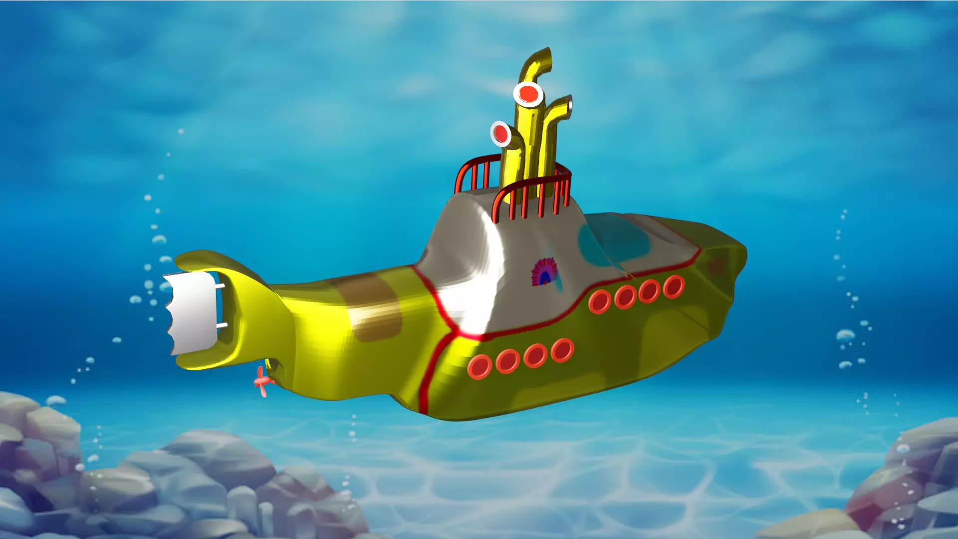Yellow Submarine 3D model