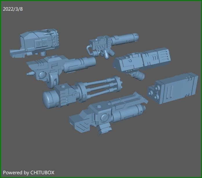 SPACE COMMUNIST PROTOTYPE SYSTEMS WEAPONS BUNDLE 3D print model_6