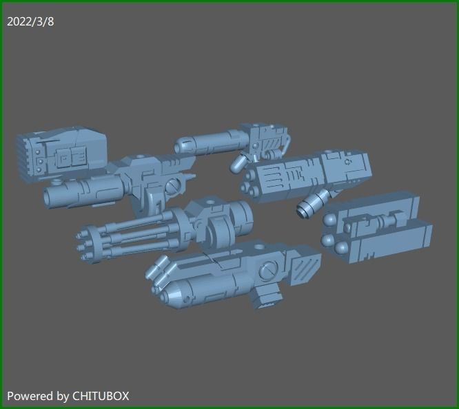 SPACE COMMUNIST PROTOTYPE SYSTEMS WEAPONS BUNDLE 3D print model_5