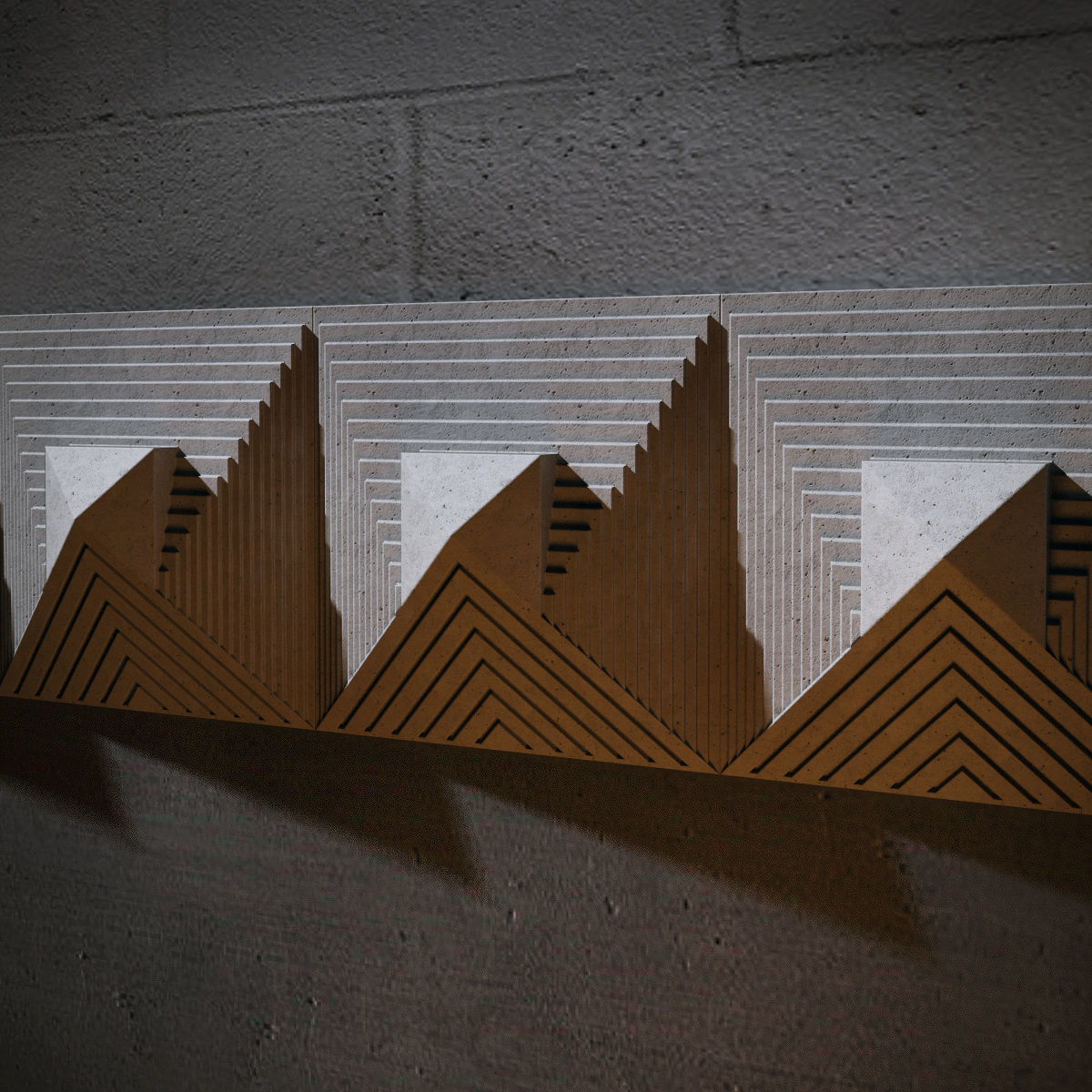 Wall Tile - Blade Runner - Tyrell Corporation Low-poly 3D model_1