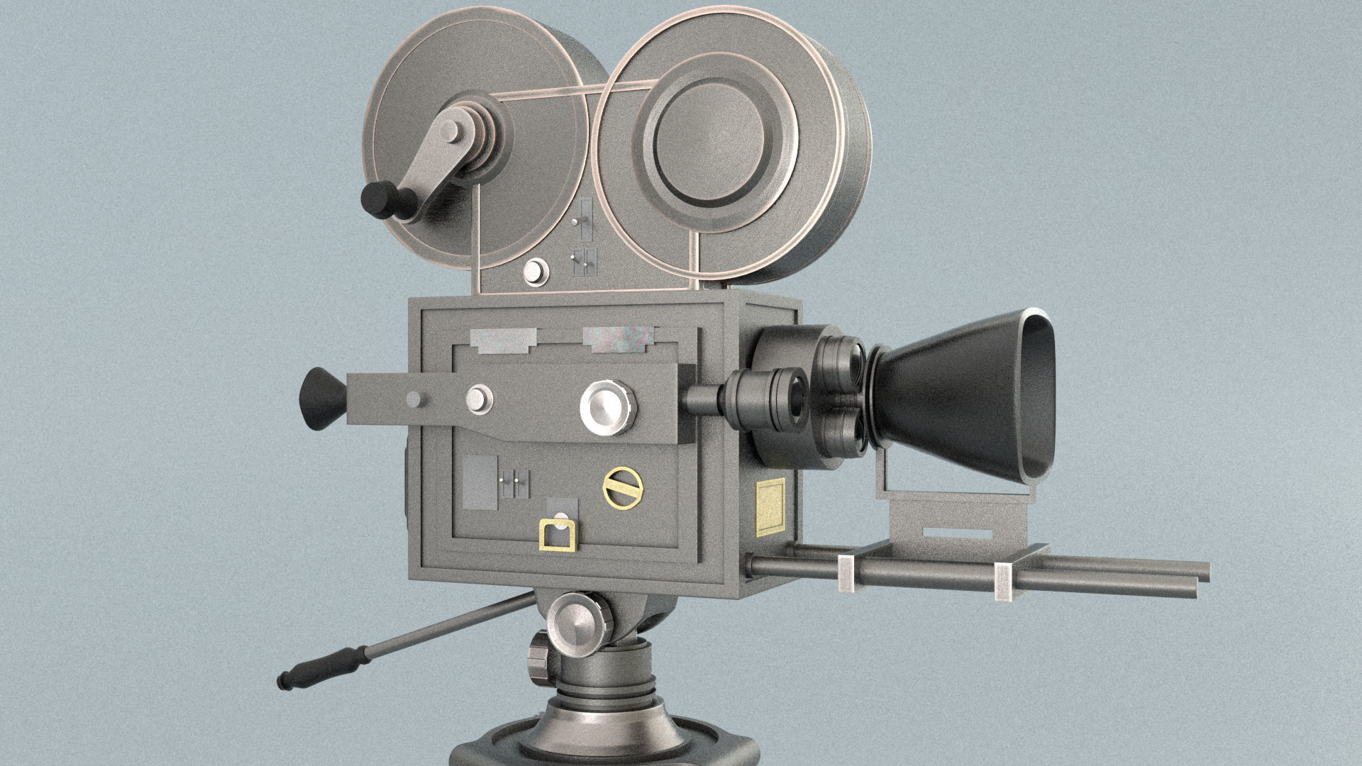 laos Game Movie Cam 3D model_5