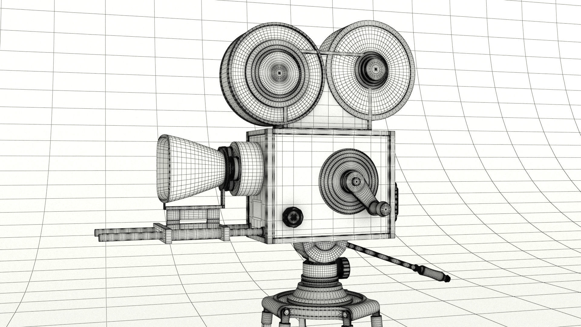 laos Game Movie Cam 3D model_18