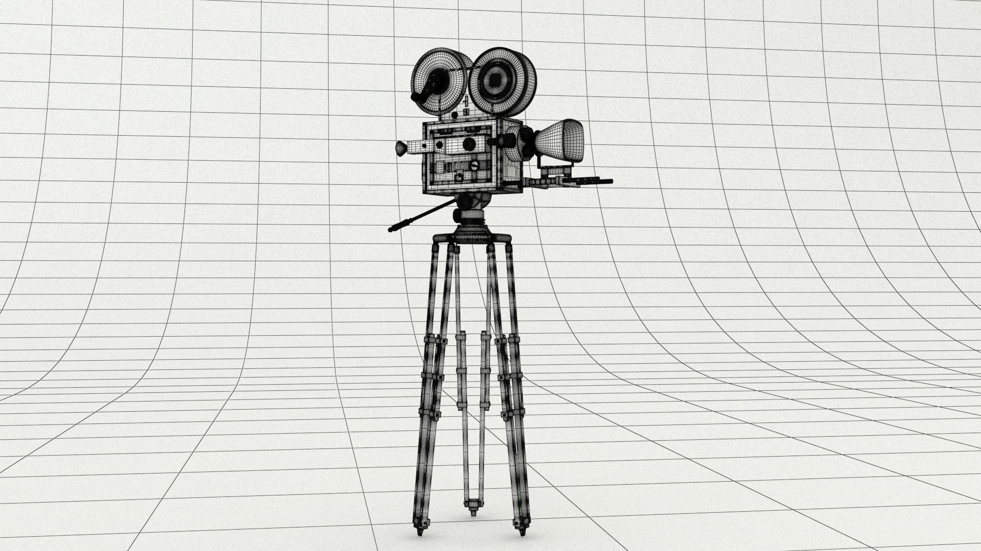 laos Game Movie Cam 3D model_14