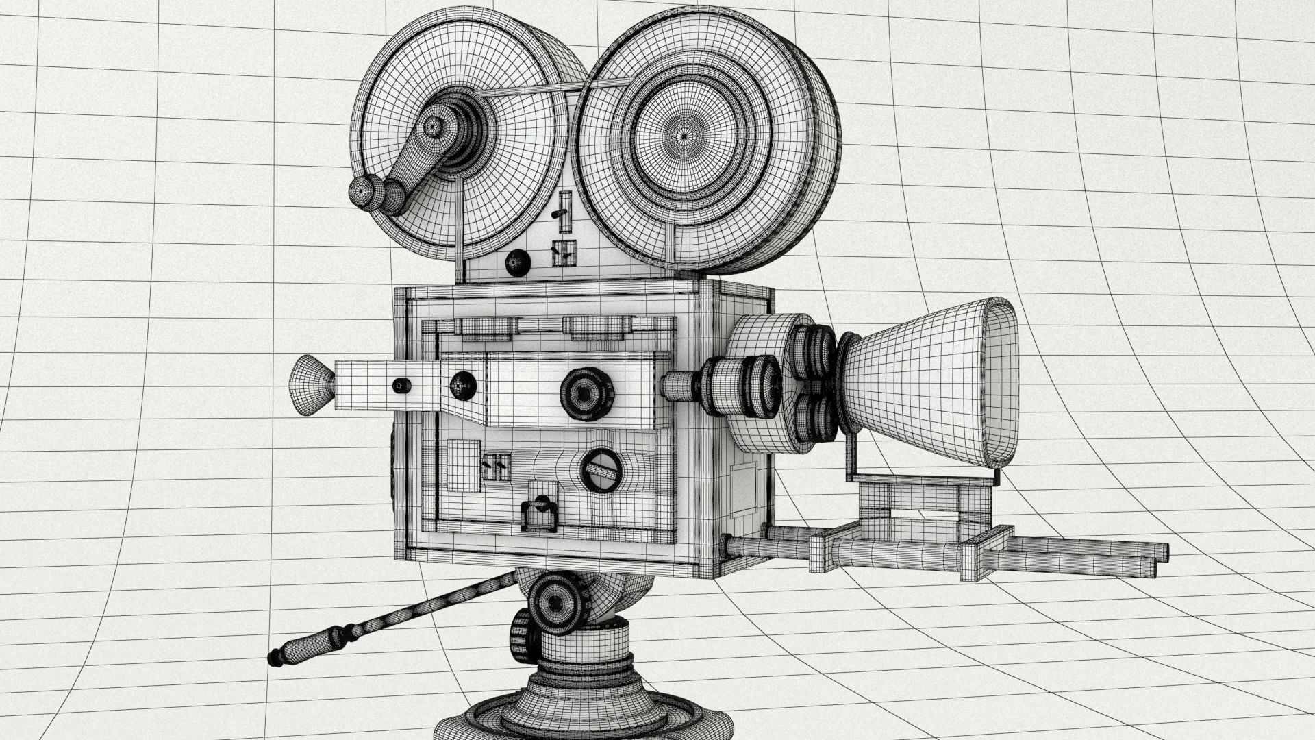 laos Game Movie Cam 3D model_17