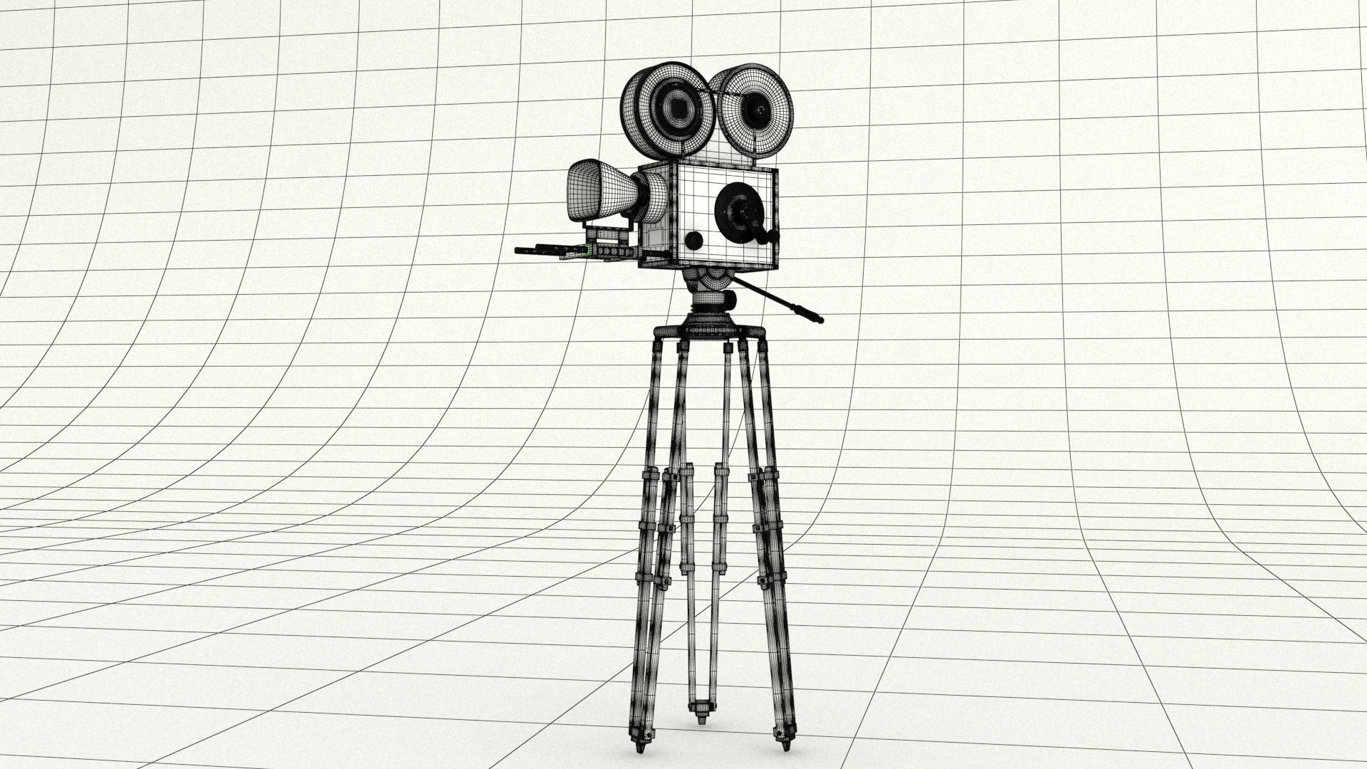 laos Game Movie Cam 3D model_15