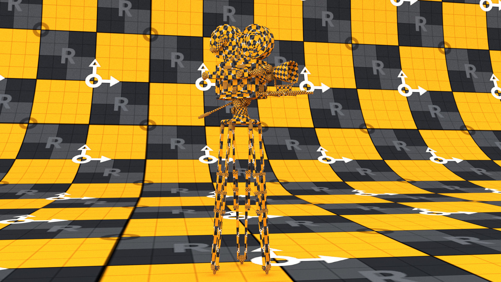 laos Game Movie Cam 3D model_8