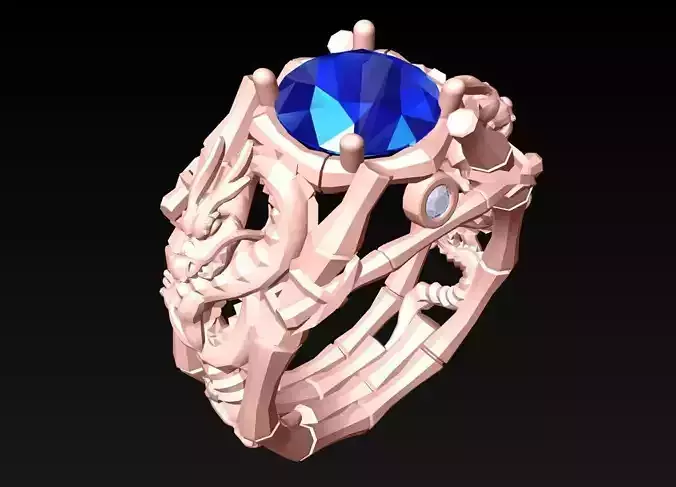 Dragon Ring - Bamboo Ring - N2530