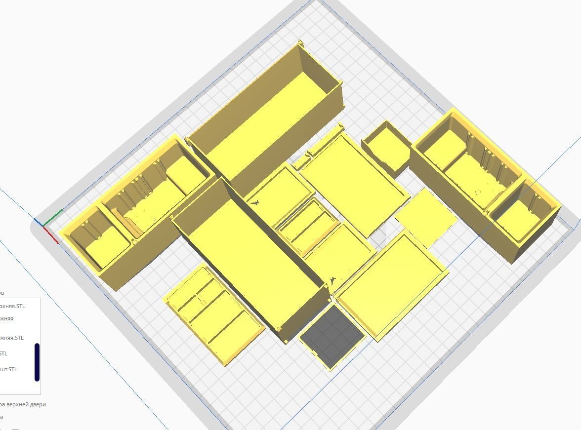 Refrigerator for dolls - small size 3D print model_5