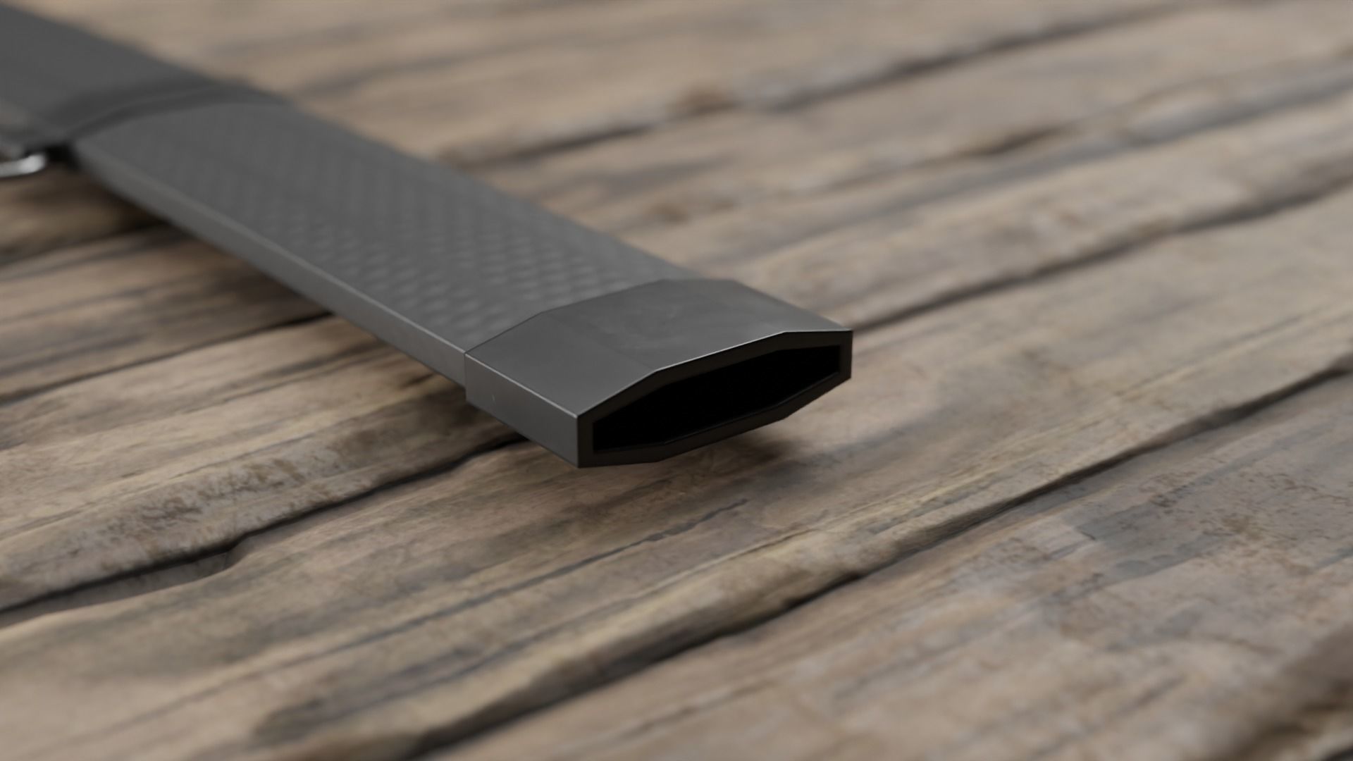 Saber sci fi Low-poly 3D model_12