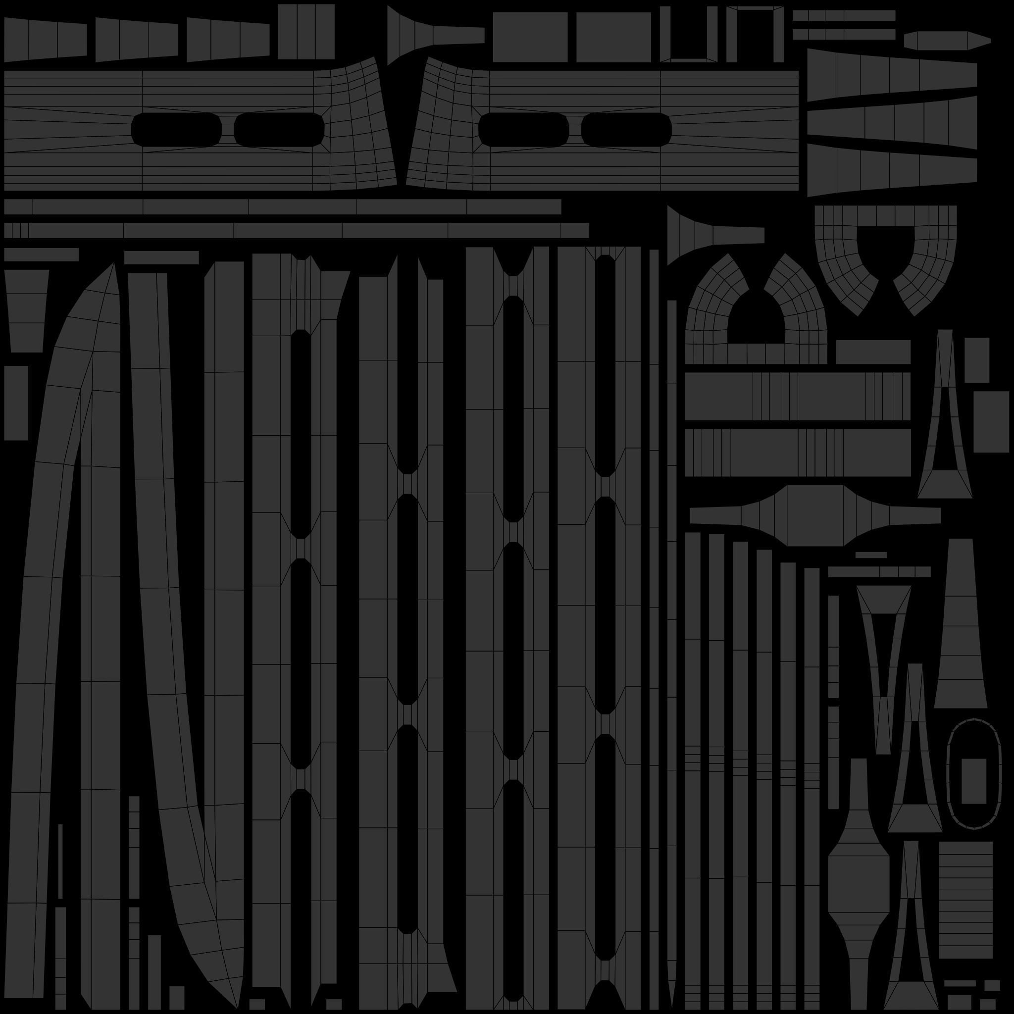 Saber sci fi Low-poly 3D model_16