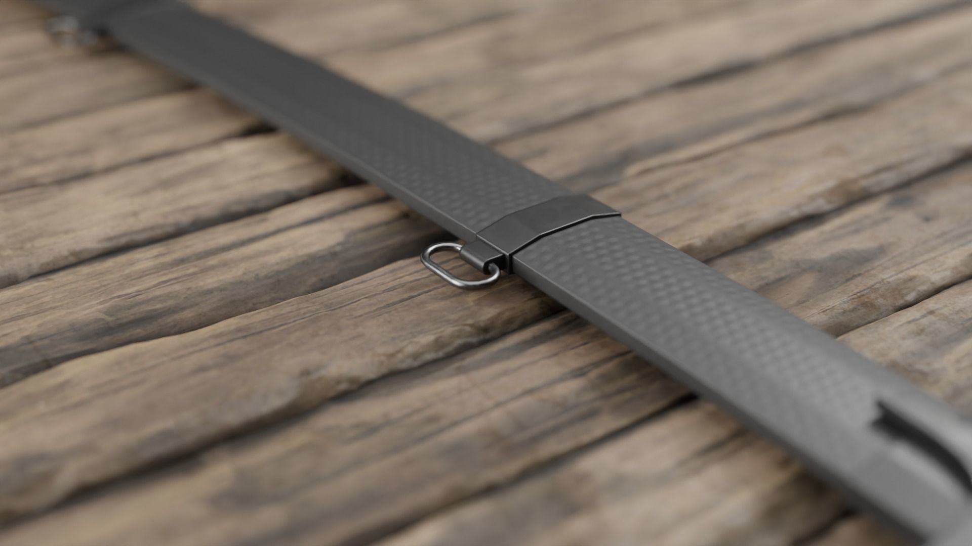 Saber sci fi Low-poly 3D model_10