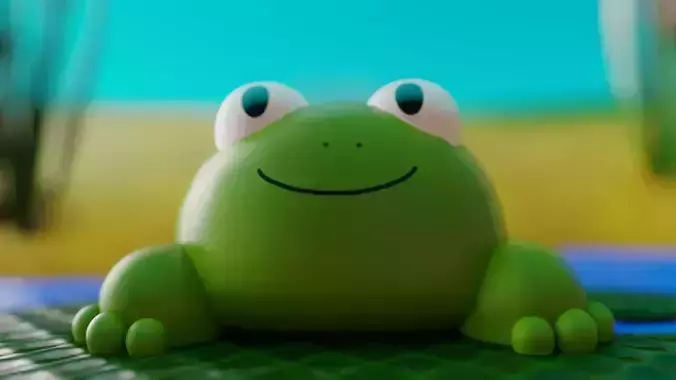 Cute Frog with Mini scene