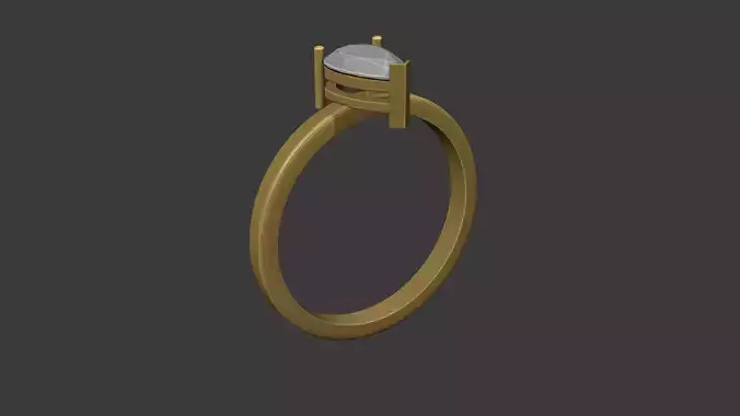 Ring with diamonds 