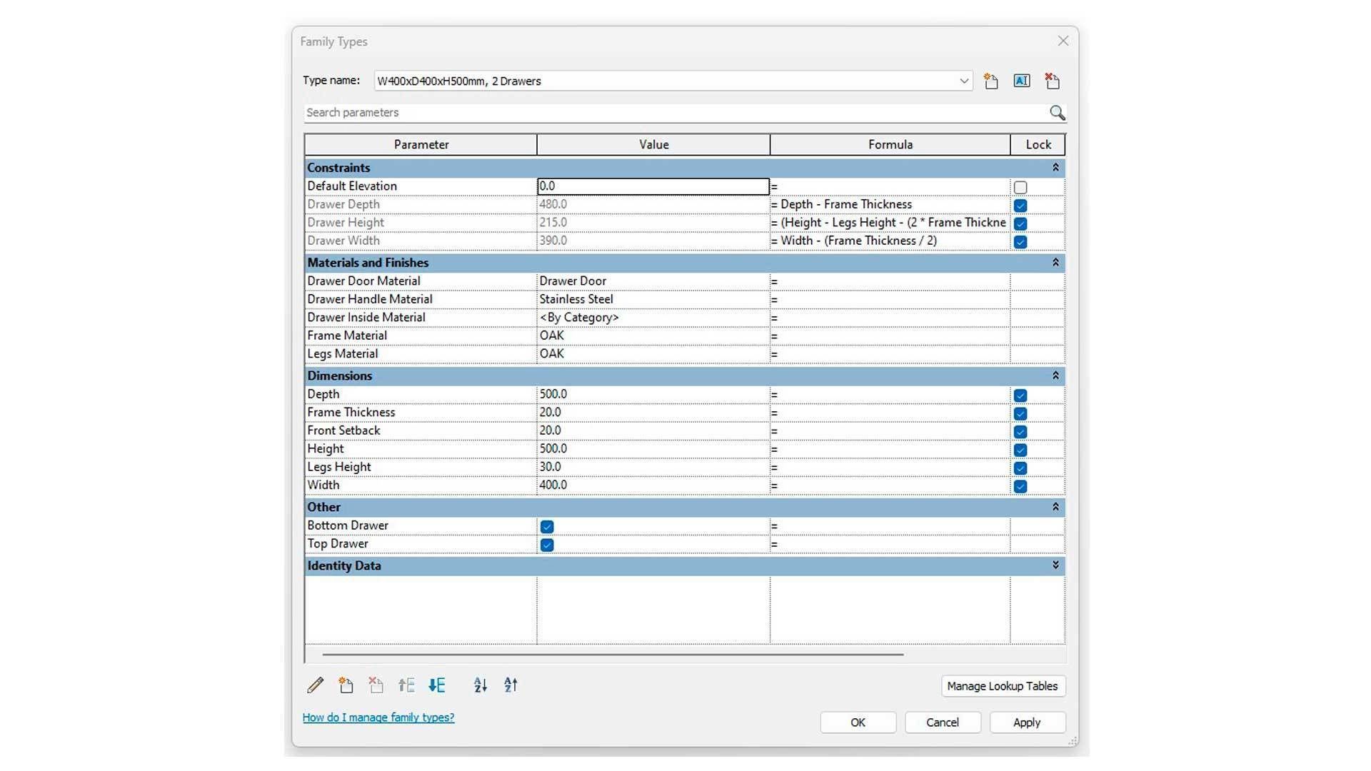 Bedside Table Night Stand 3D model_5