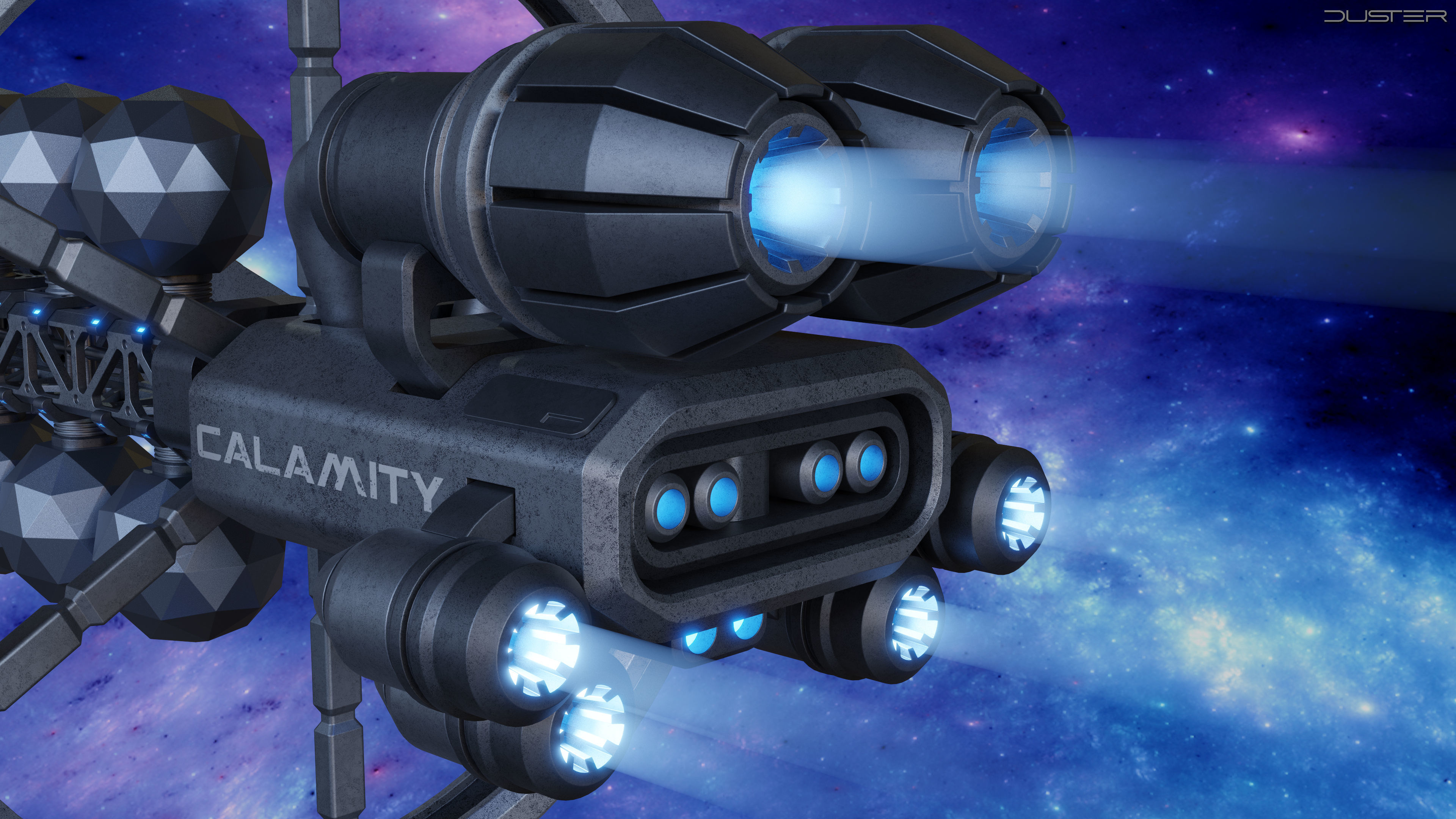 Sci-Fi Spaceship 3D model_4