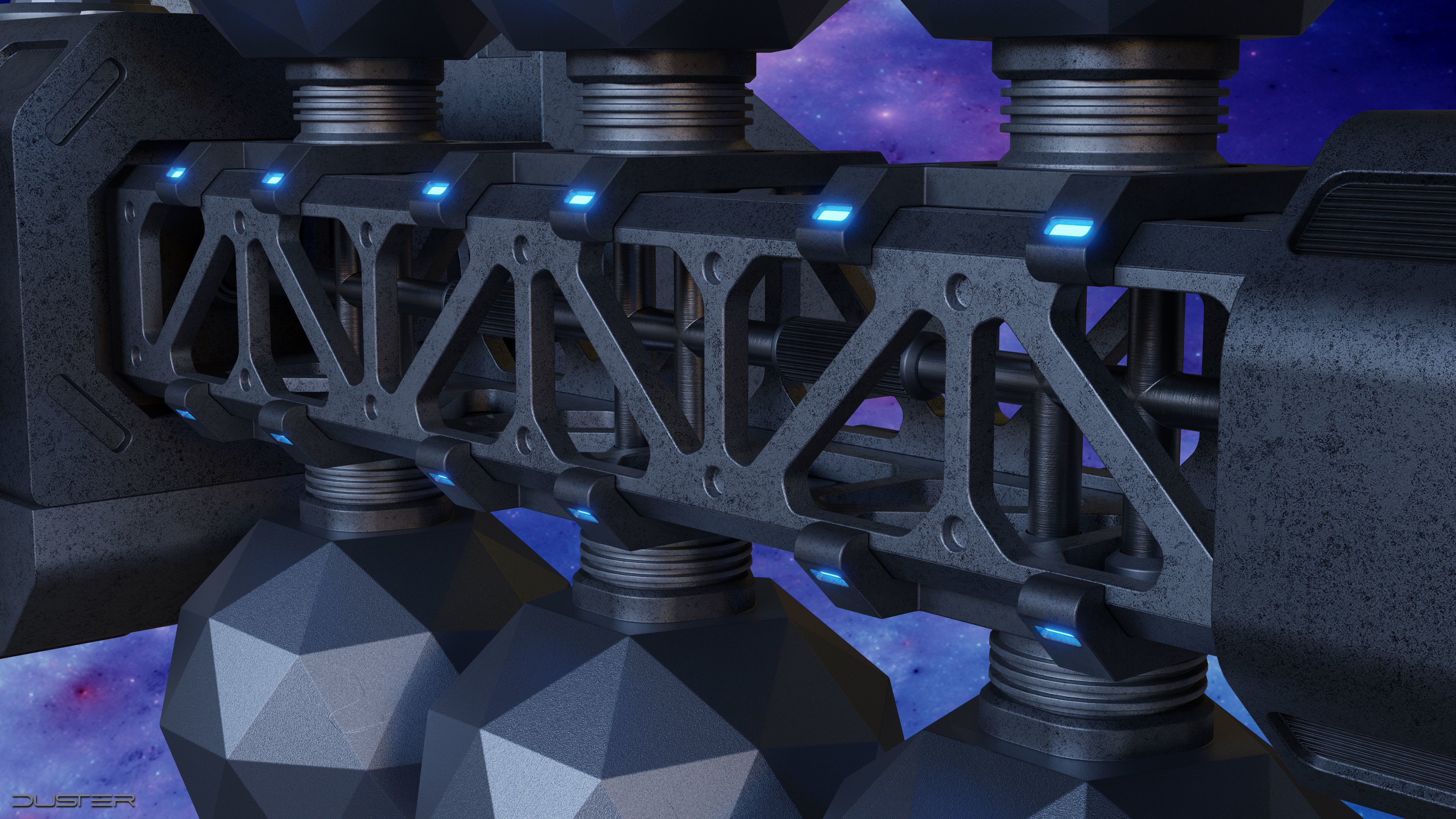 Sci-Fi Spaceship 3D model_6