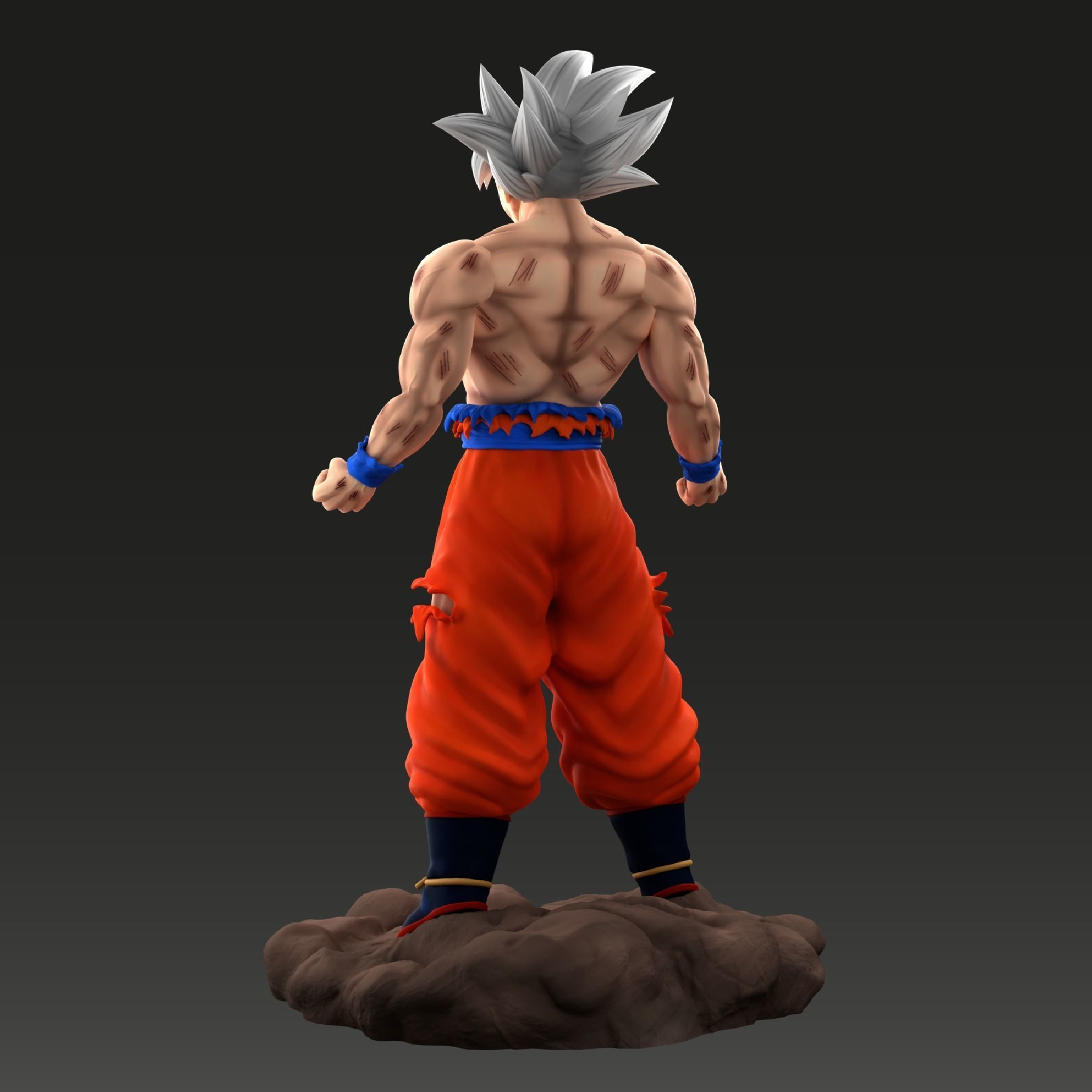 Goku Ultra Instinct 3D print model_2