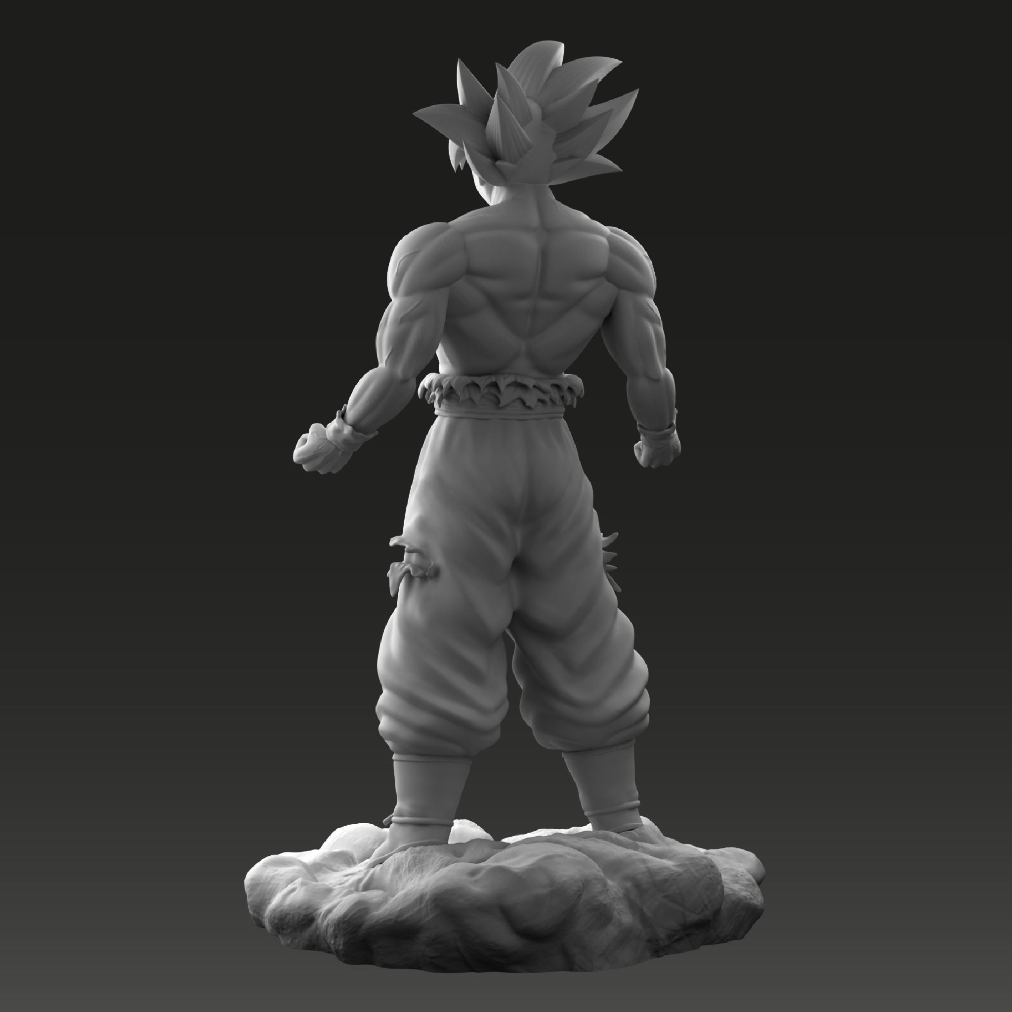 Goku Ultra Instinct 3D print model_4