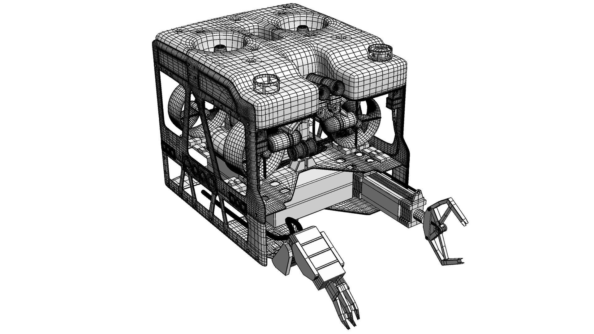 Remotely Operated Vehicle ROV 3D Model  3D model_9