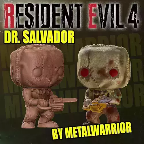 RESIDENT EVIL 4  Dr SALVADOR  FUNKO POP