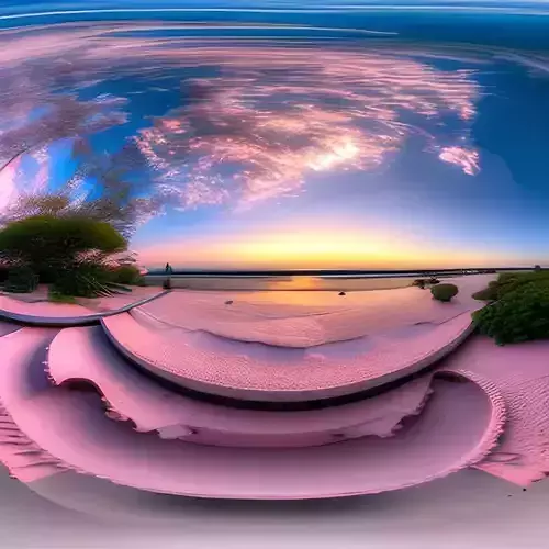 Skybox Romantic Pink beach