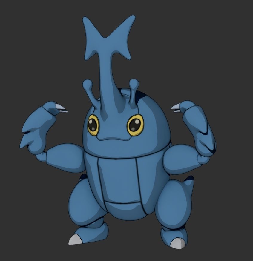 HERACROSS 3D print model_1