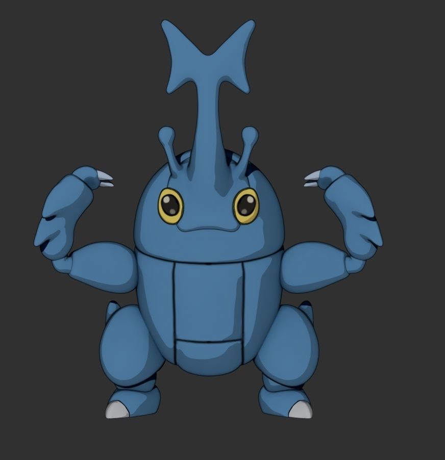 HERACROSS 3D print model_2