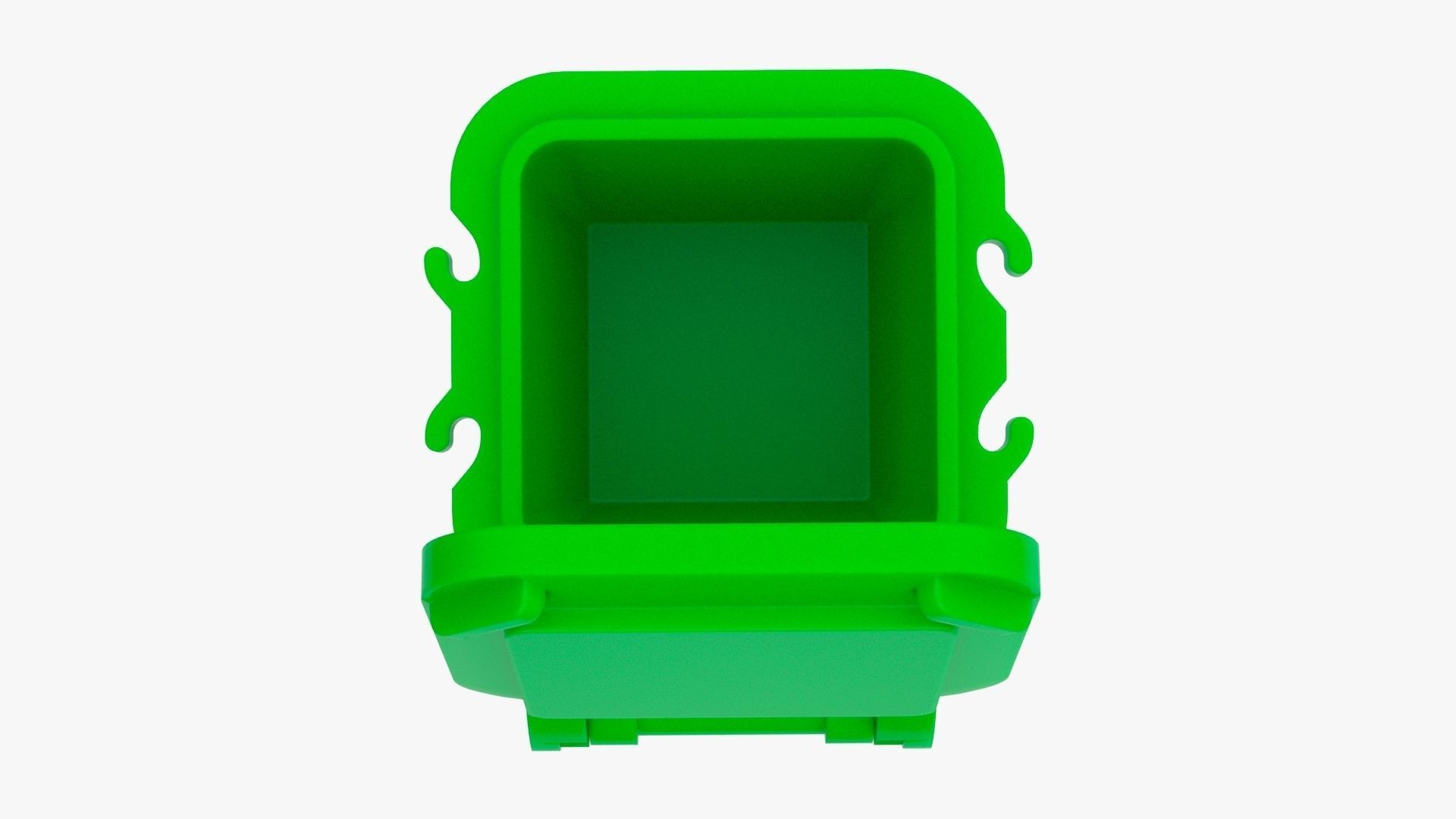 Lego Recycle Bin Low-poly 3D model_4