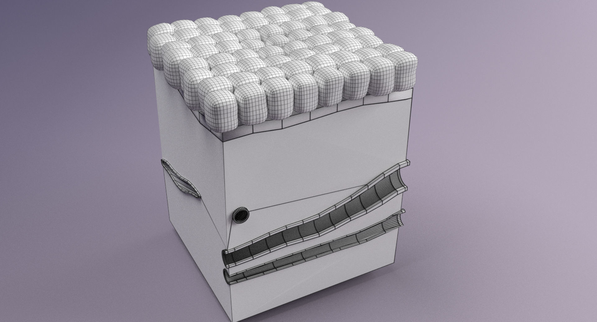 adaptation epithelial cell changes normal to cancer Low-poly 3D model_9