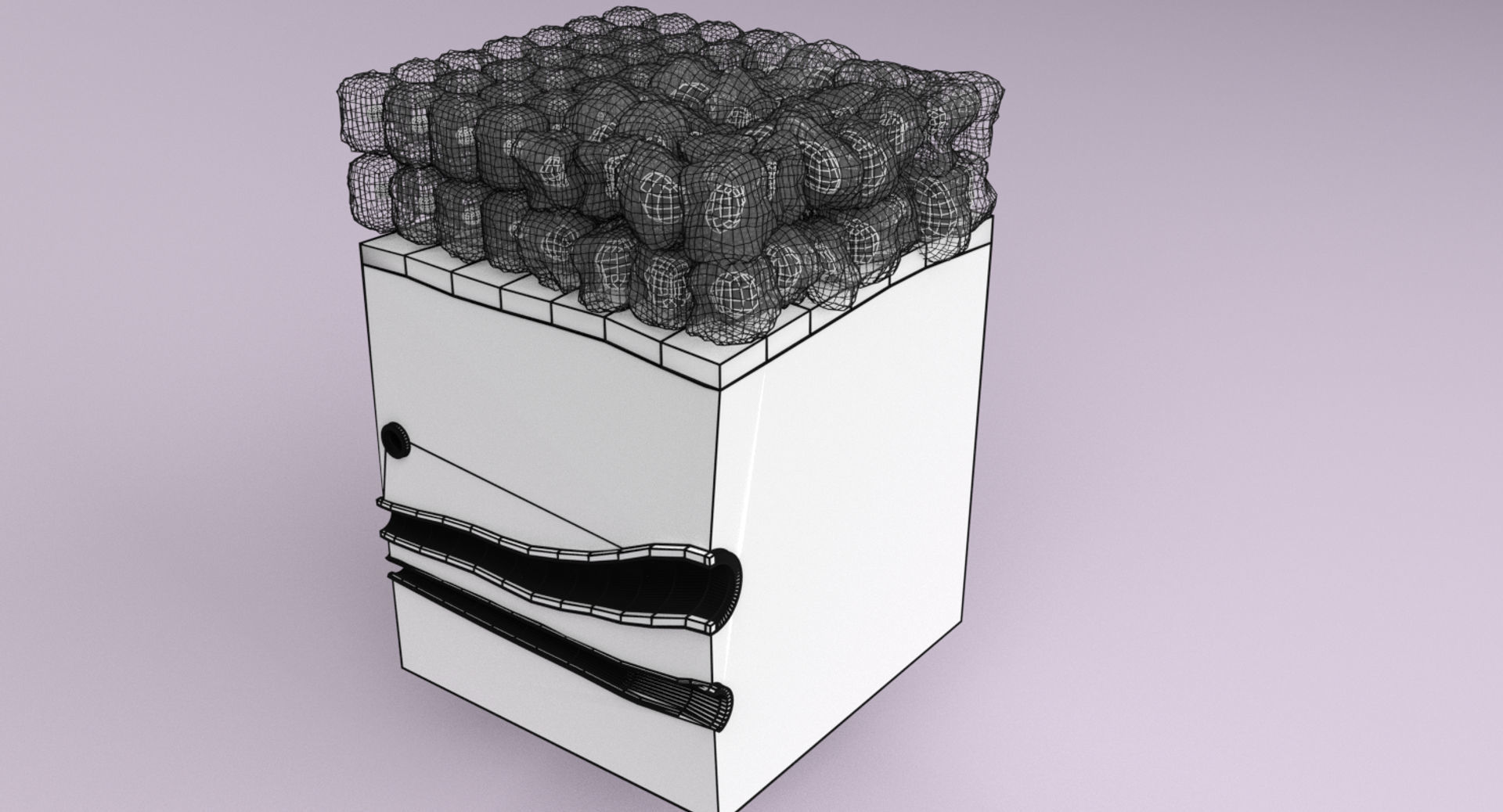 adaptation epithelial cell changes normal to cancer Low-poly 3D model_25