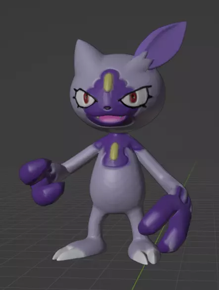 Sneasel Hisuian Form 3D print model_0