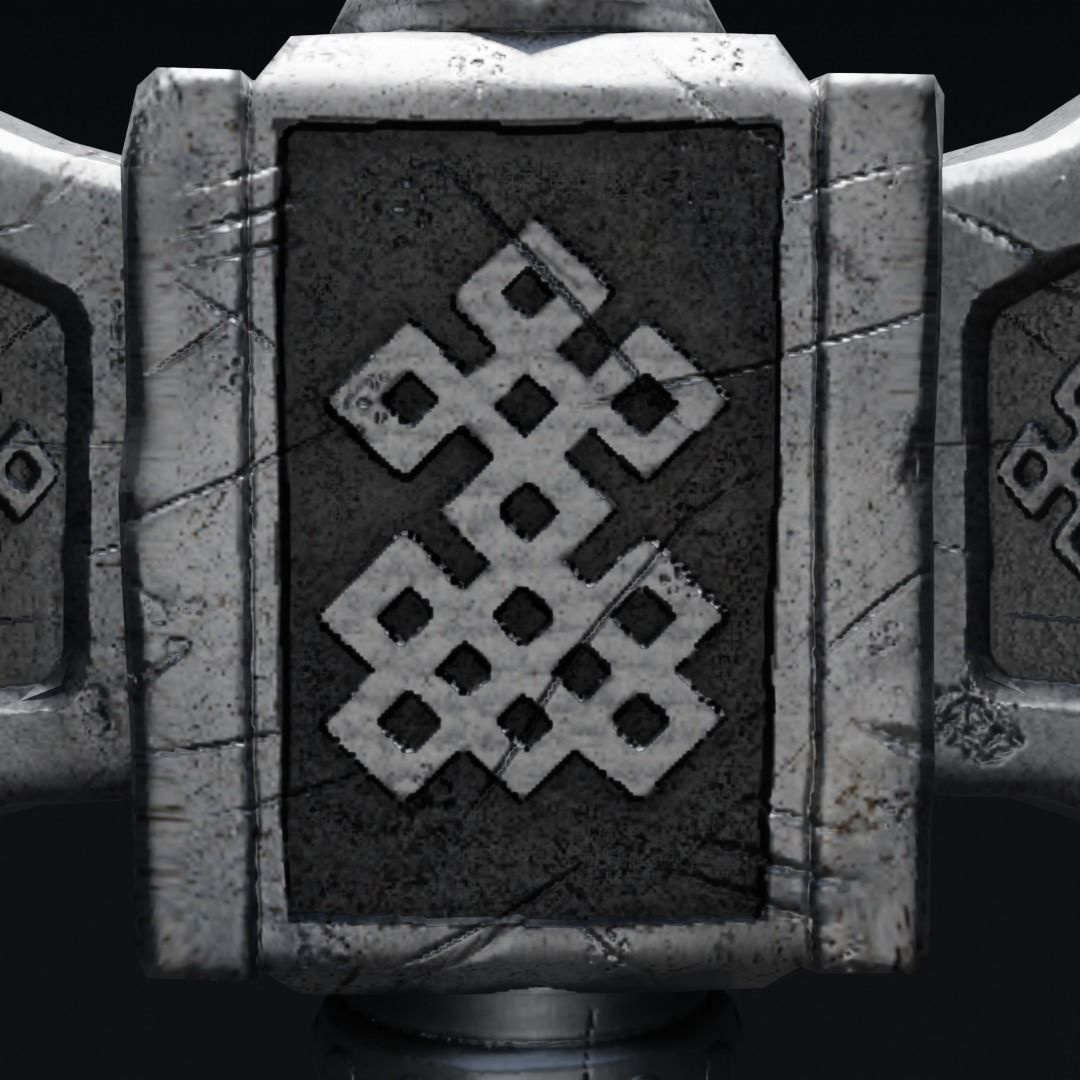 Medieval Weapons GameReady Low-poly 3d models 3D Model Collection_9