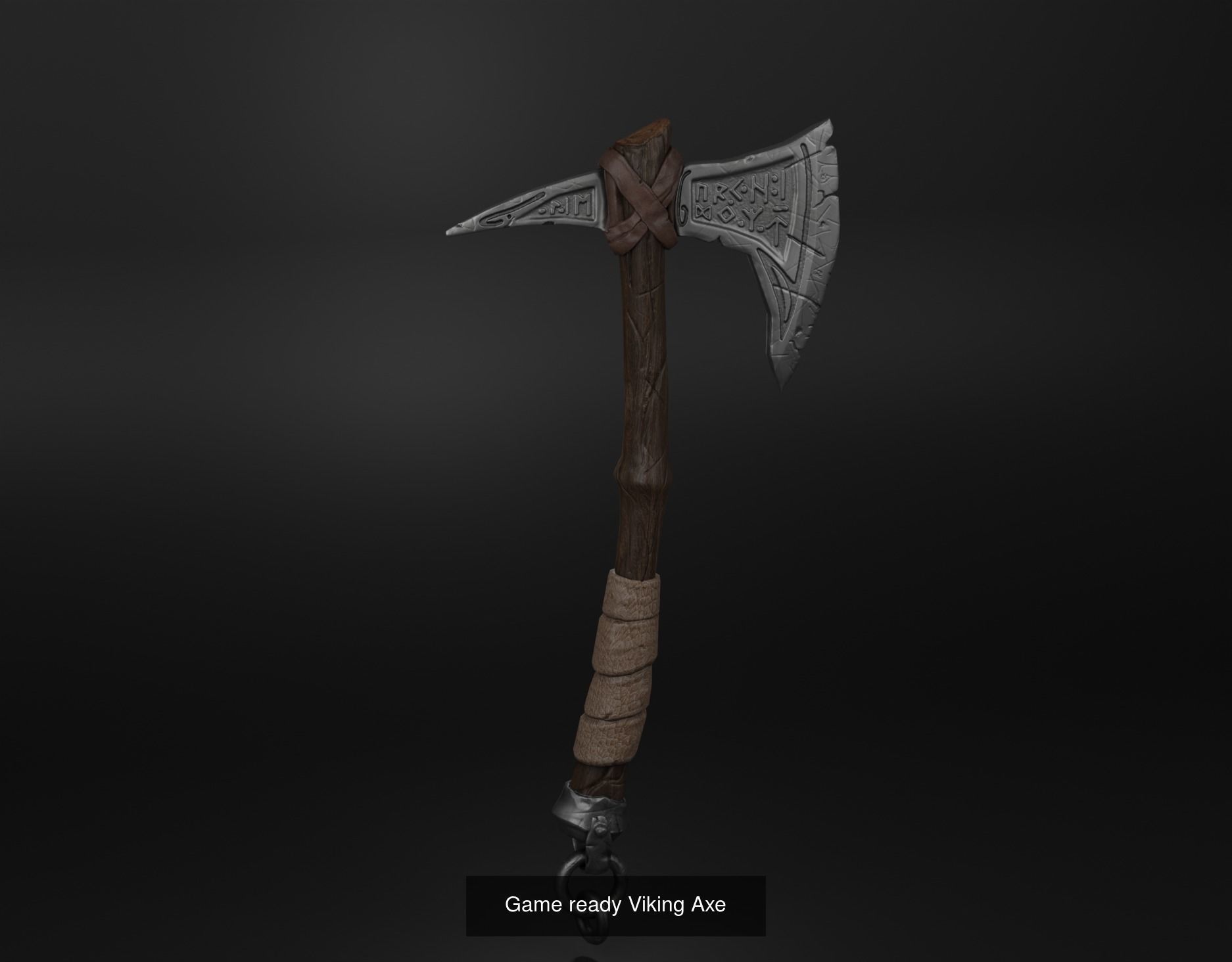 Medieval Weapons GameReady Low-poly 3d models 3D Model Collection_1