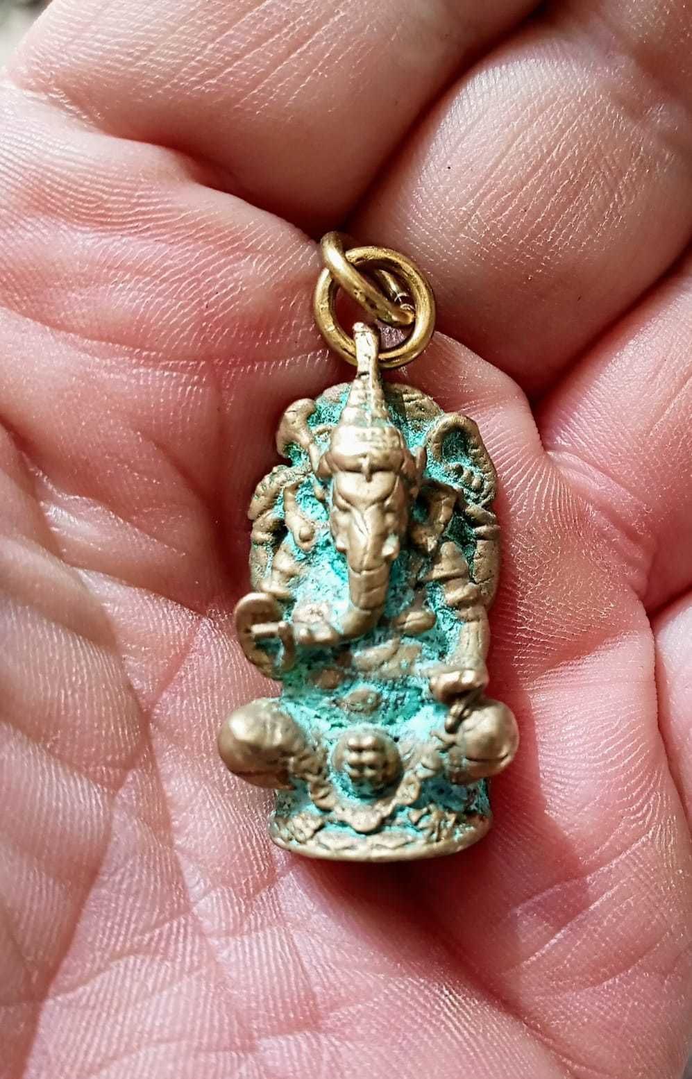 Keychain Ganesha Budhist elephant 3D print model_1