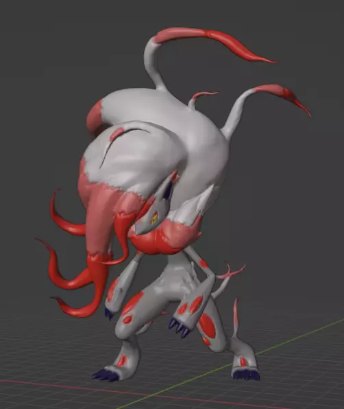 Zoroark Hisuian Form 3D print model_0