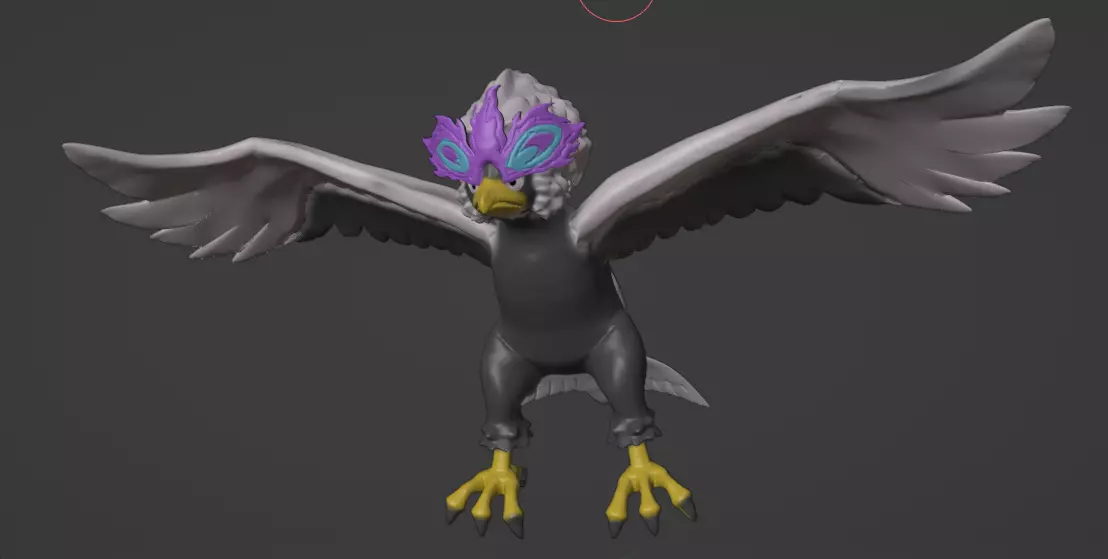 Braviary Hisuian Form 3D print model