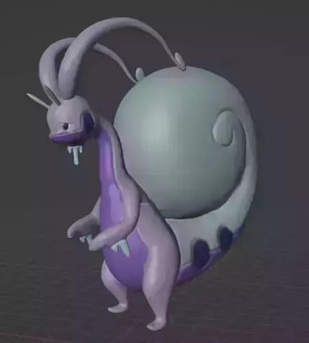 Goodra Hisuian Form 3D print model