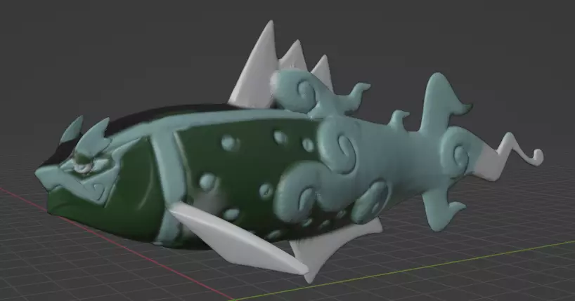 Basculegion Female 3D print model_0